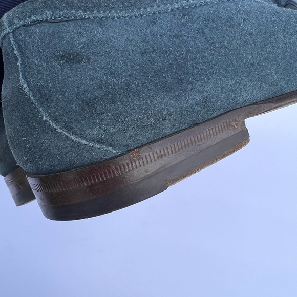 Gucci Blue Suede Horsebit Men’s Loafers 353014 - Picture 14 of 15